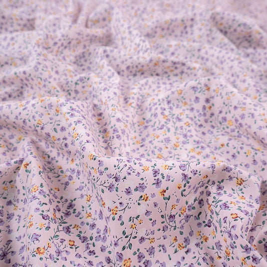 POPLIN DEEP ESTAMPADO SALMON CREMA FLORCITAS