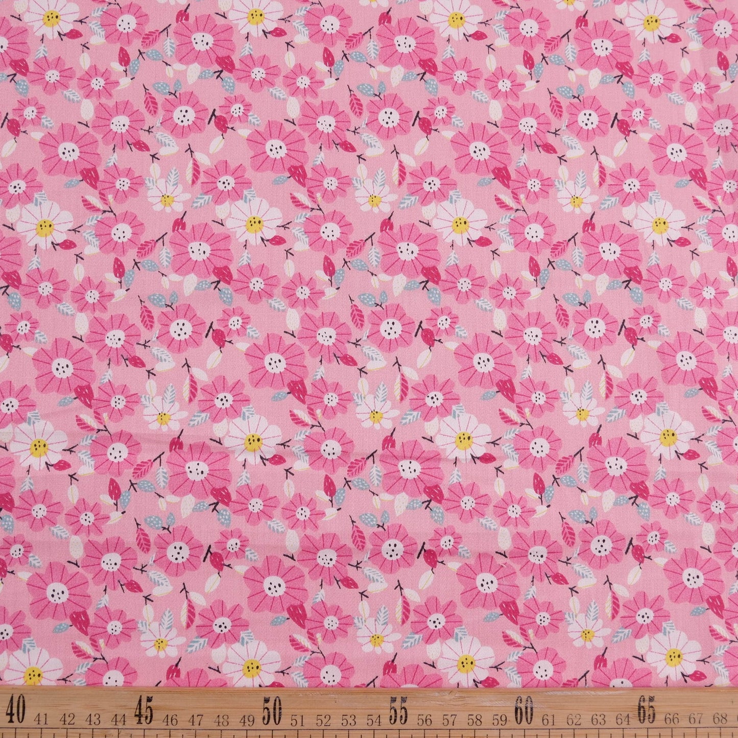 POPLIN DEEP ESTAMPADO ROSA ORQUIDEA FLORAL