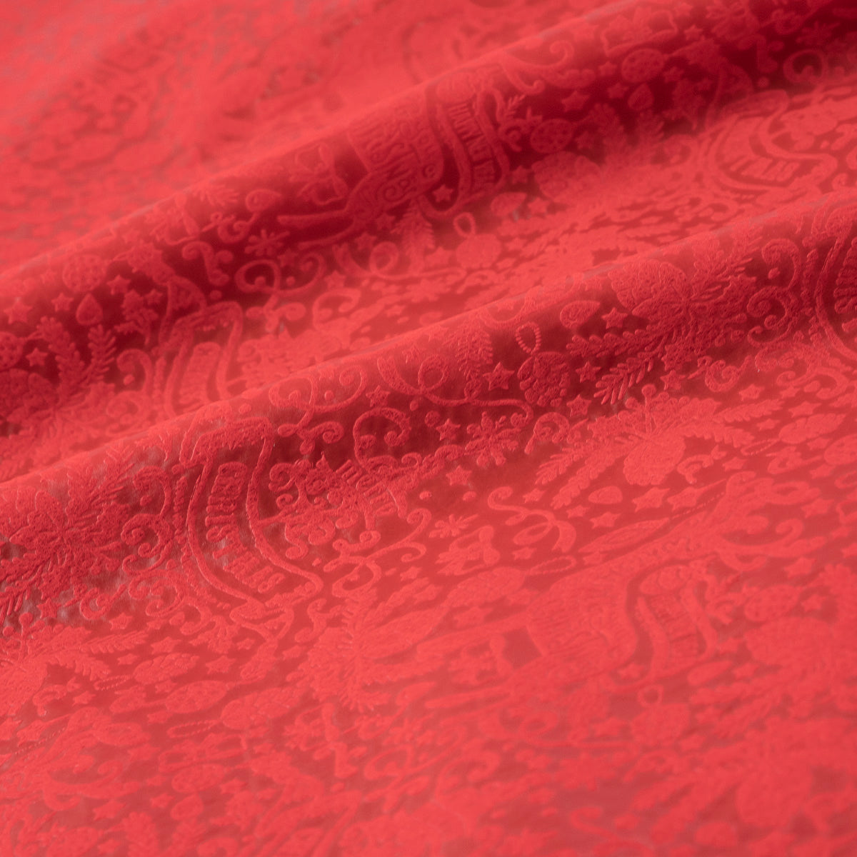 TNT EMBOSS ROJO CARMESI DISEÑO NAVIDEÑO