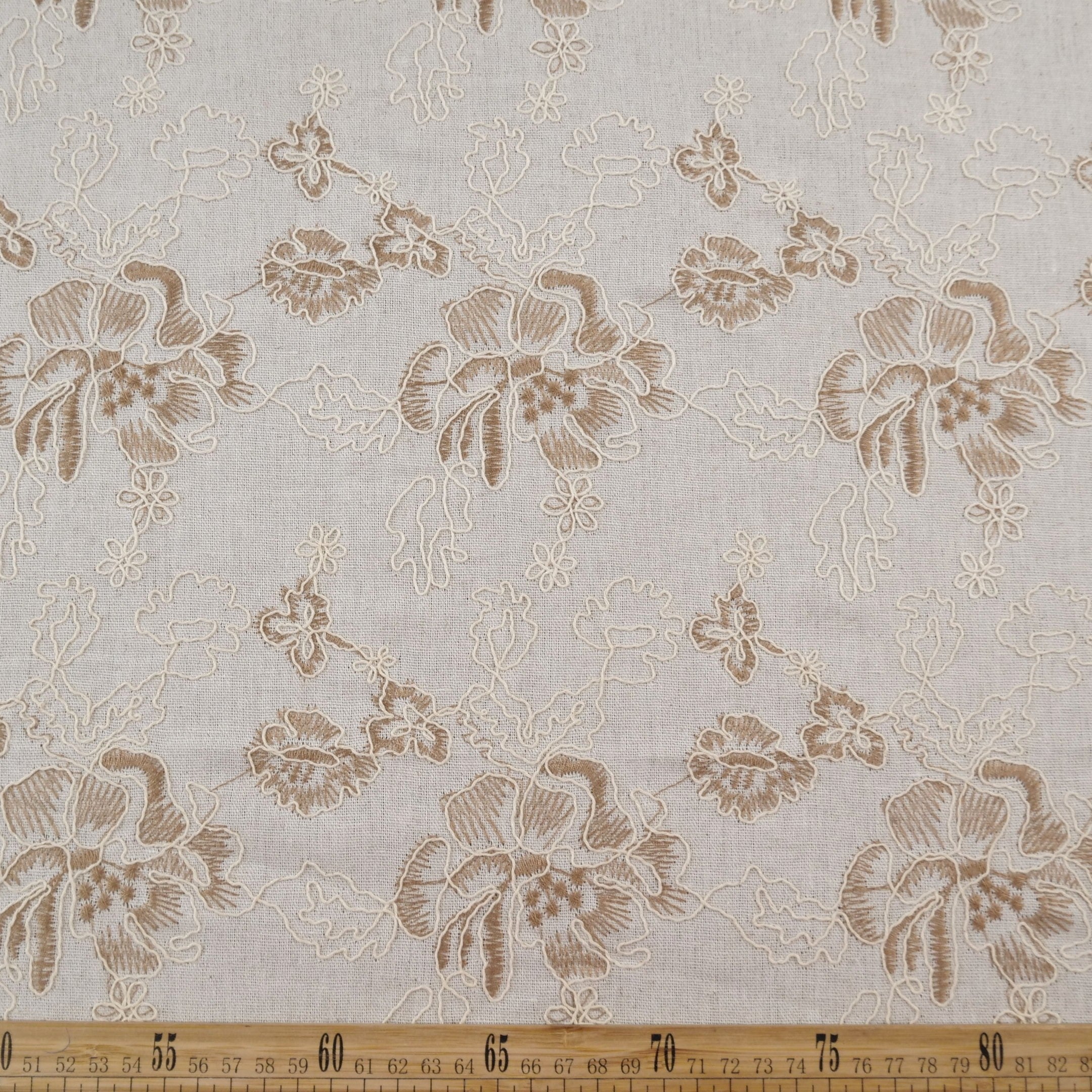 HILOS RUSTICO BORDADOS MARRON OJO TIGRE