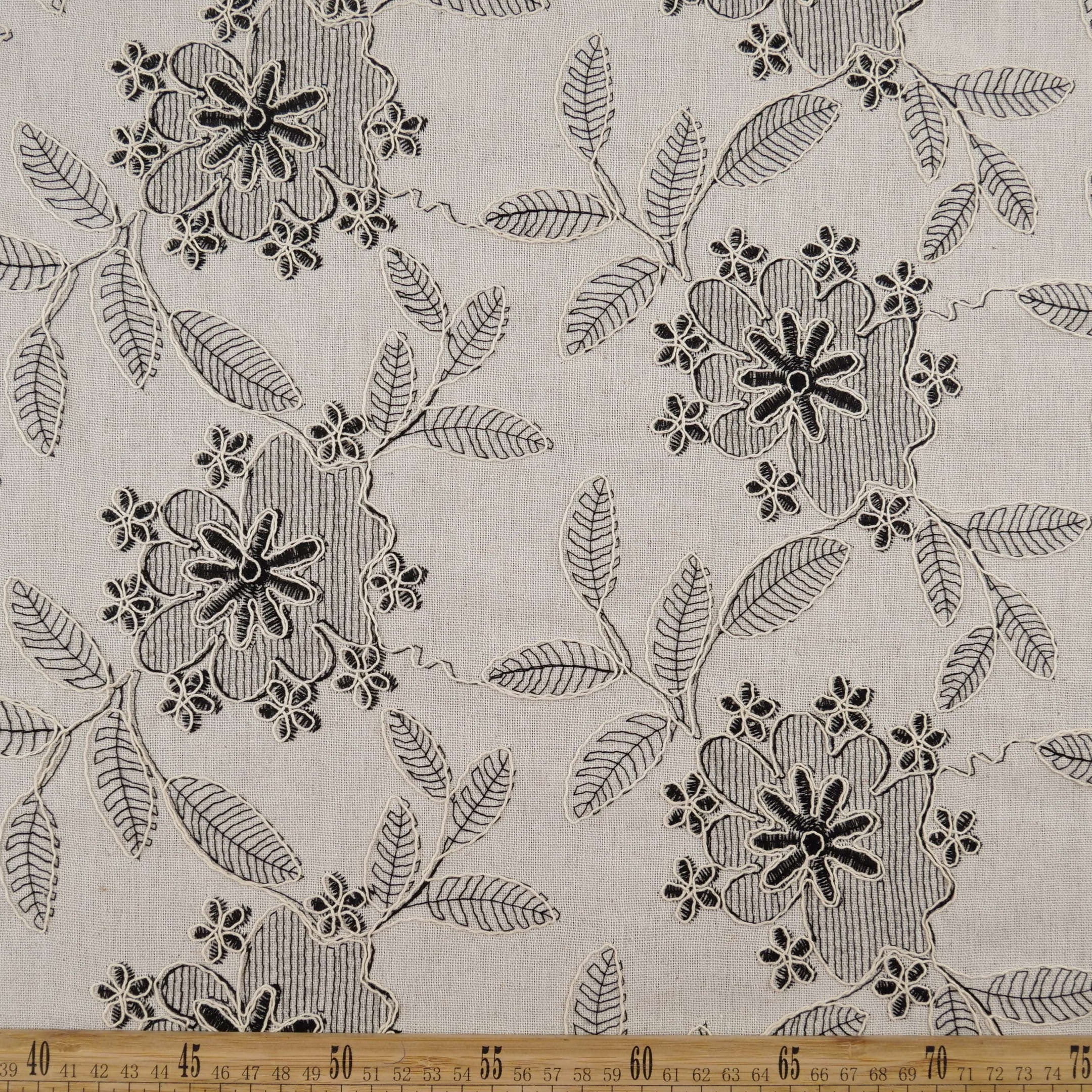 HILOS RUSTICO BORDADOS NEGRO METEORITO