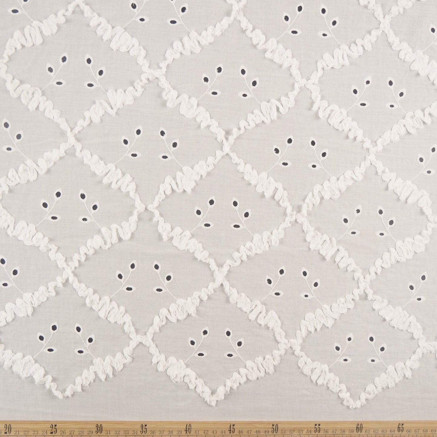 BRODERIE BLANCO BRILLANTE