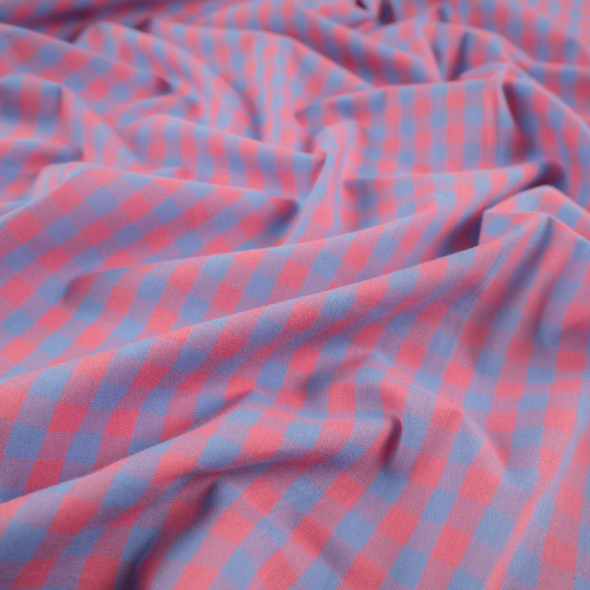 POPLIN CUADRILLE PREMIUM FUCSIA FRESA