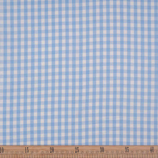 POPLIN CUADRILLE PREMIUM AZUL PLACID