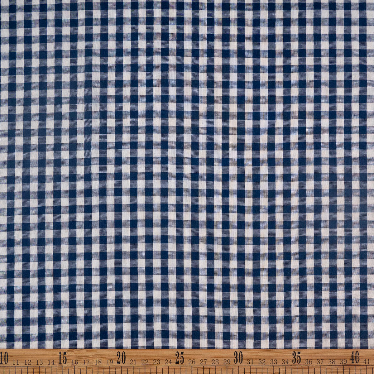 POPLIN CUADRILLE PREMIUM AZUL IRIS OSCURO