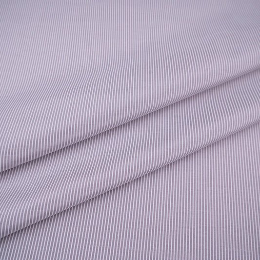 POPLIN PREMIER RAYAS GRIS PLATA FILIGREE