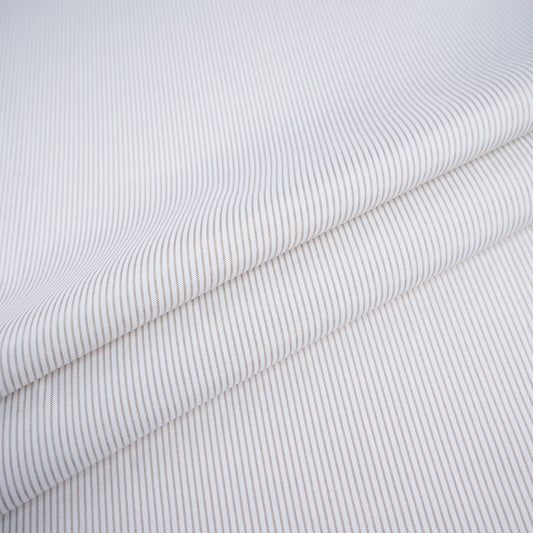 POPLIN PREMIER RAYAS BEIGE LANA