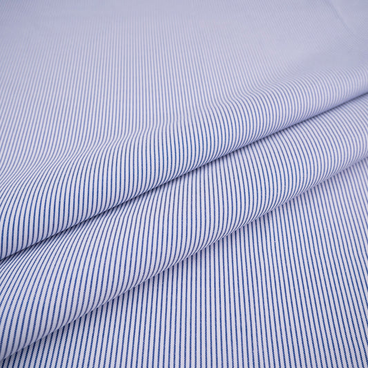POPLIN PREMIER RAYAS AZUL COSTAL