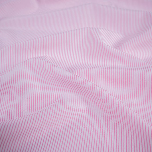 POPLIN PREMIER RAYAS ROSA LILAC SNOW