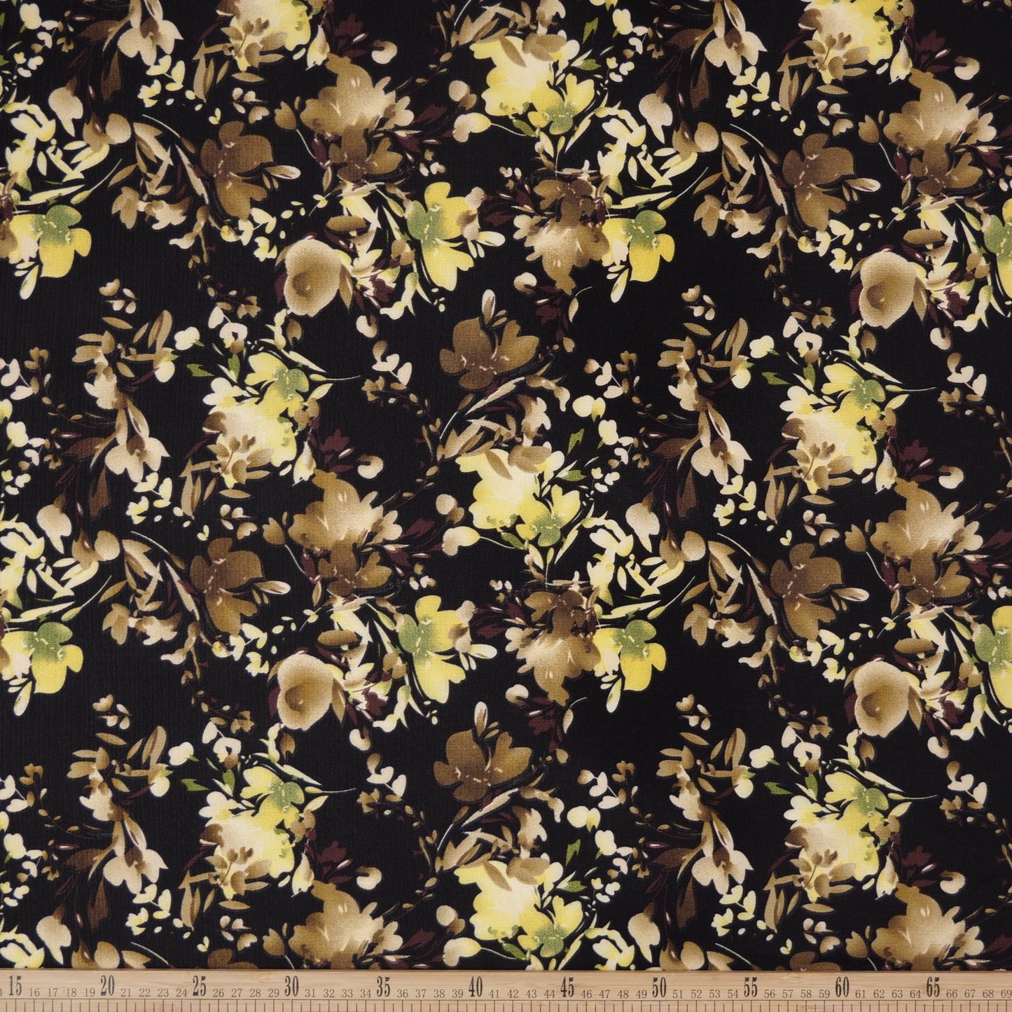 FIBRANA LINO ESTAMPADO NEGRO METEORITO