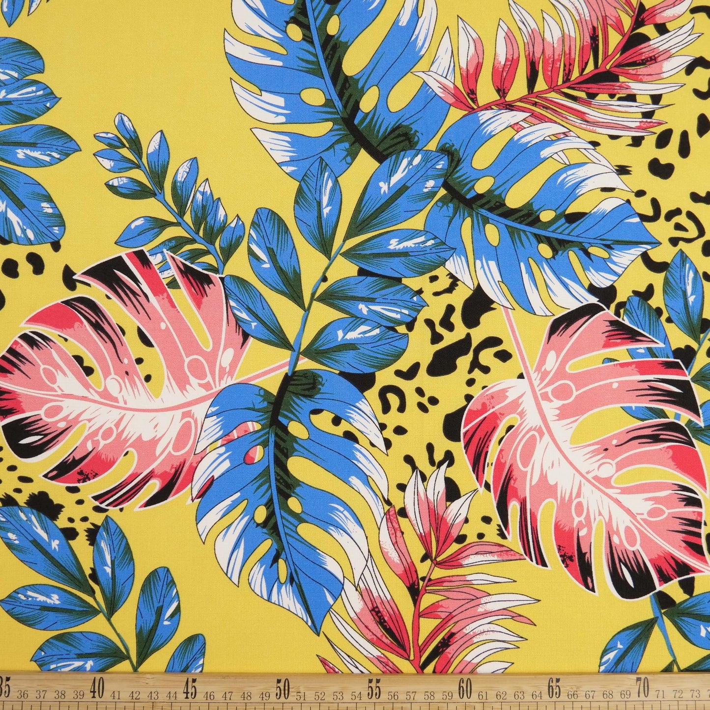 FIBRANA LINO ESTAMPADO AMARILLO SPECTRA