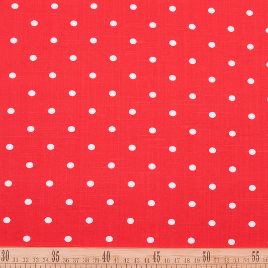 FIBRANA LINO PREMIUM ROJO TANGO MOTAS MEDIANAS