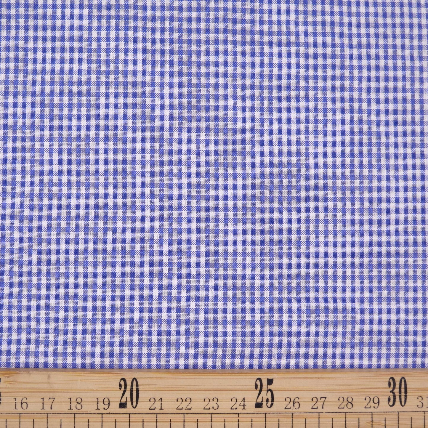 POPLIN CUADRILLE AZUL SURF CUADROS CHICOS