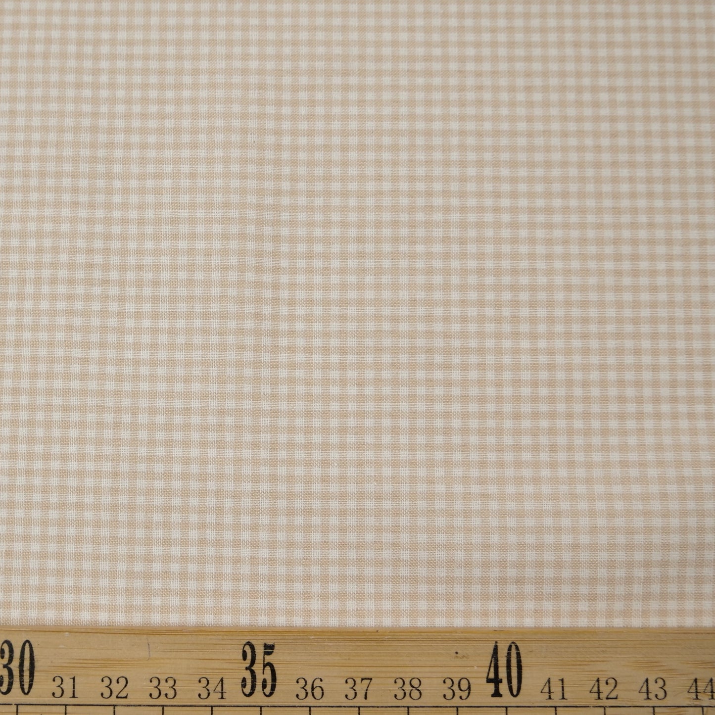 POPLIN CUADRILLE BEIGE LANA
