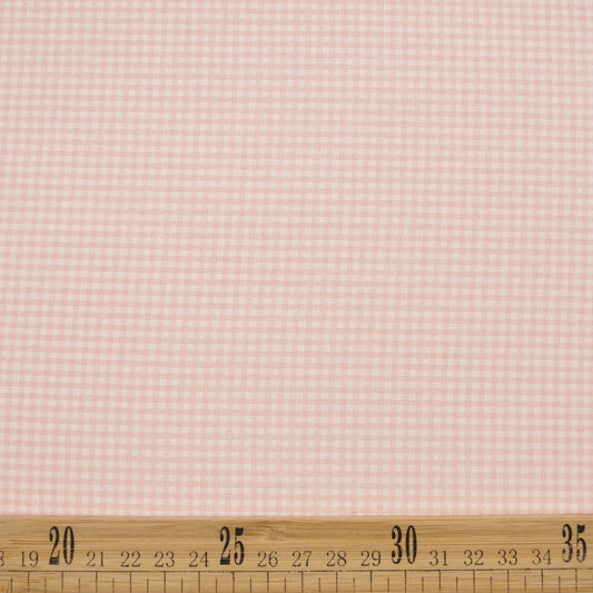 POPLIN CUADRILLE ROSA FLORAL