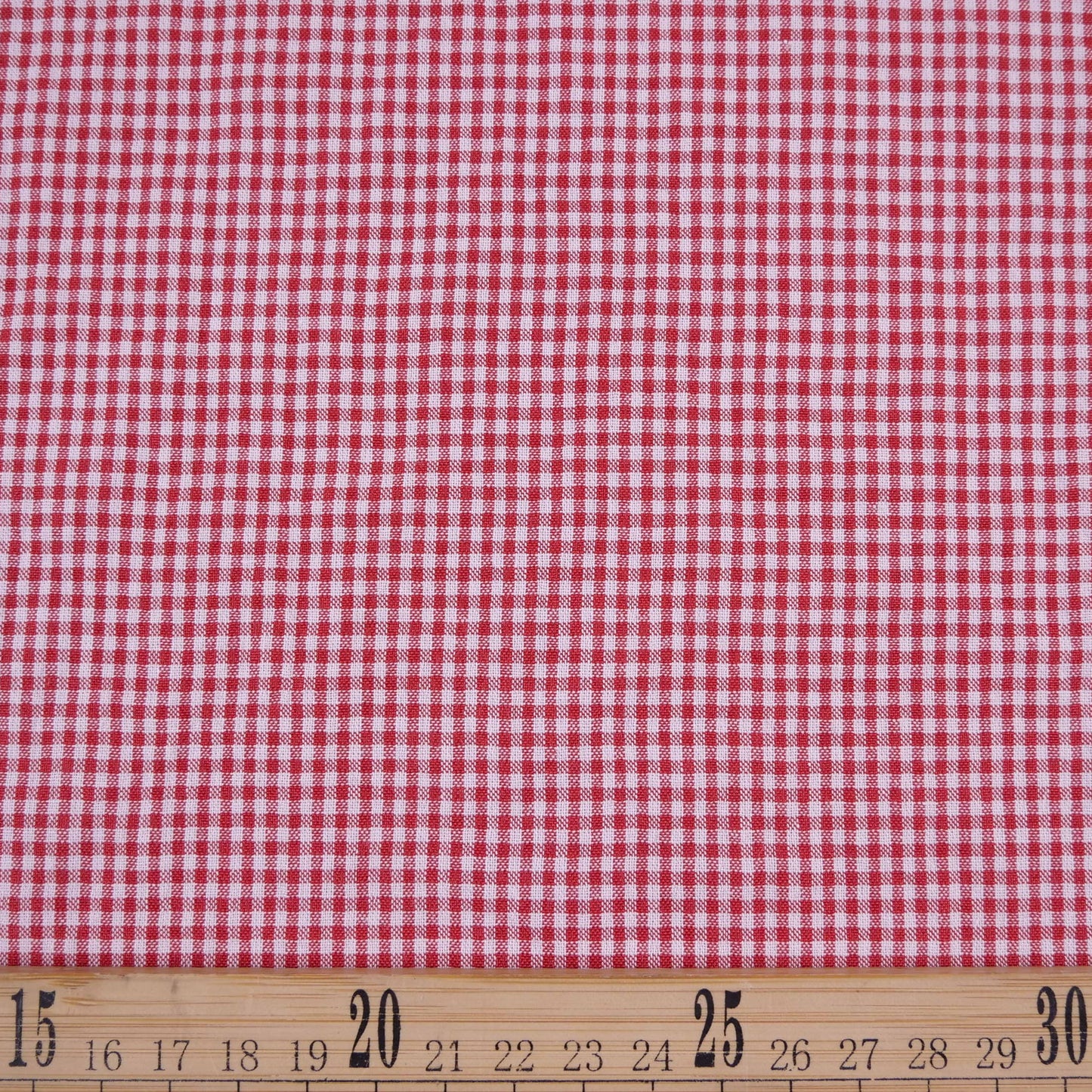 POPLIN CUADRILLE ROJO MARTE