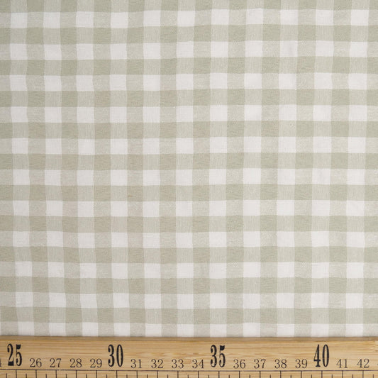POPLIN CUADRILLE VERDE ALBAHACA
