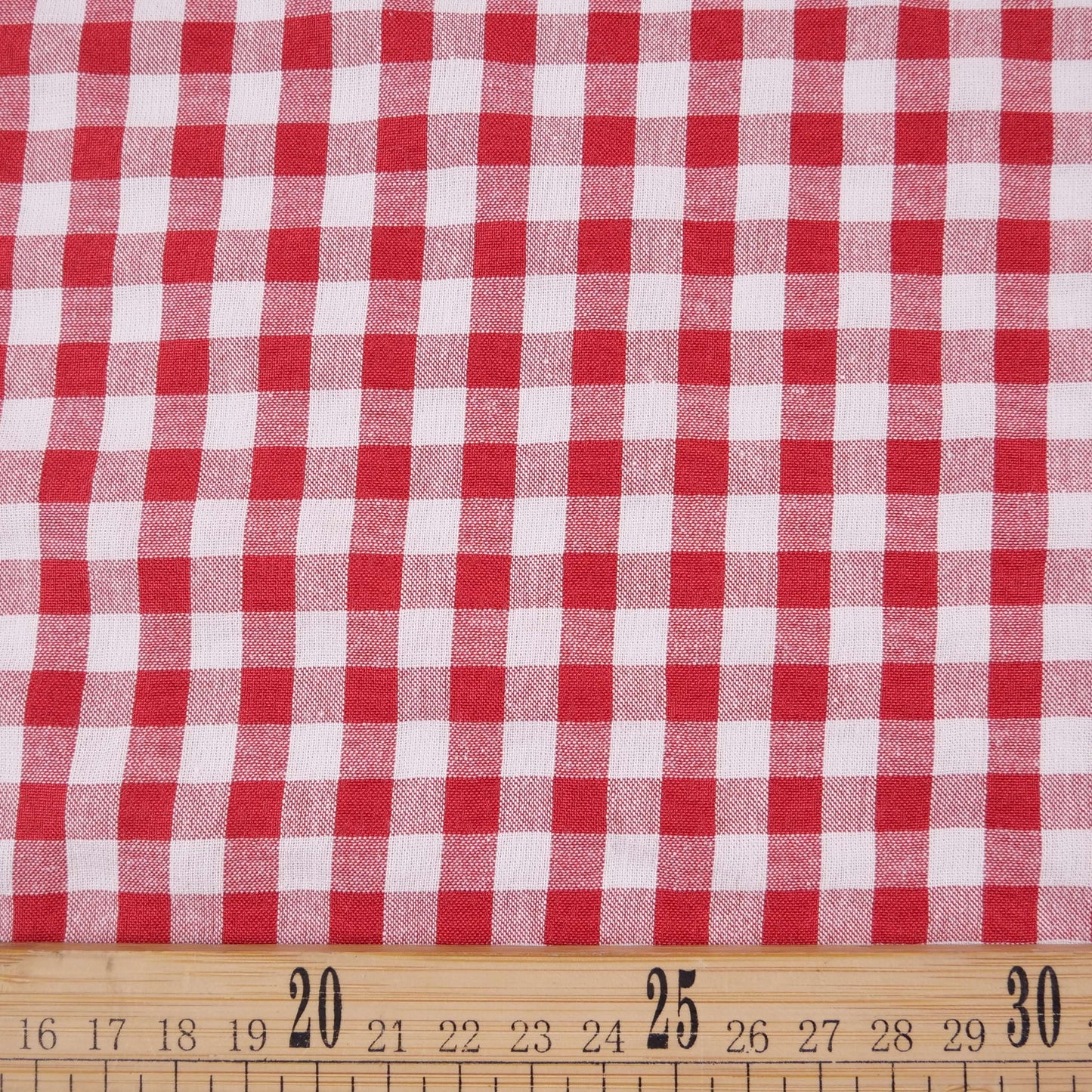 POPLIN CUADRILLE ROJO MARTE
