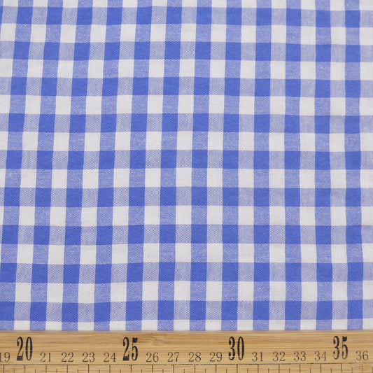 POPLIN CUADRILLE AZUL SURF