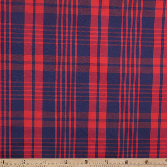 POPLIN CUADRILLE LOLA ROJO CARMESI