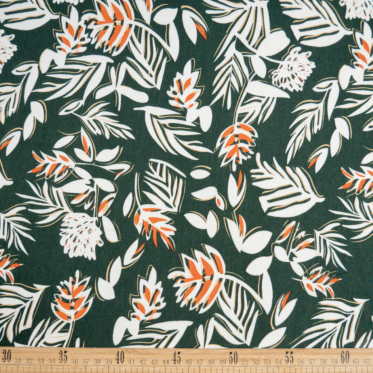 POPELINA RANY ESTAMPADO VERDE JUNE BUG HOJAS