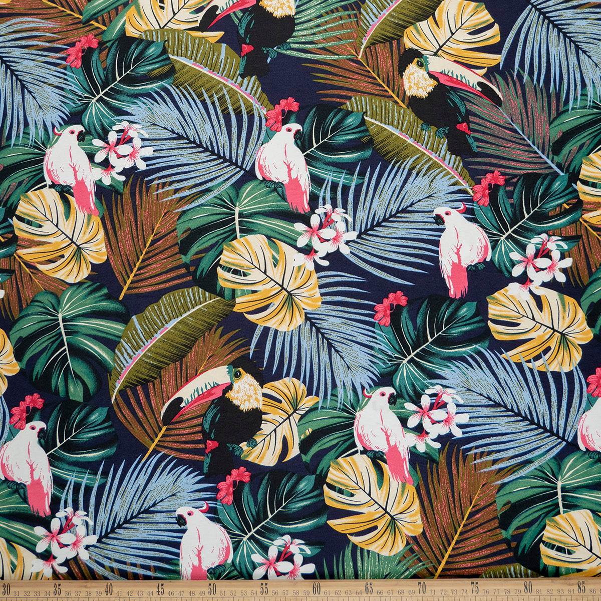 POPELINA RANY ESTAMPADO AZUL ECLIPSE TOTAL FLORAL