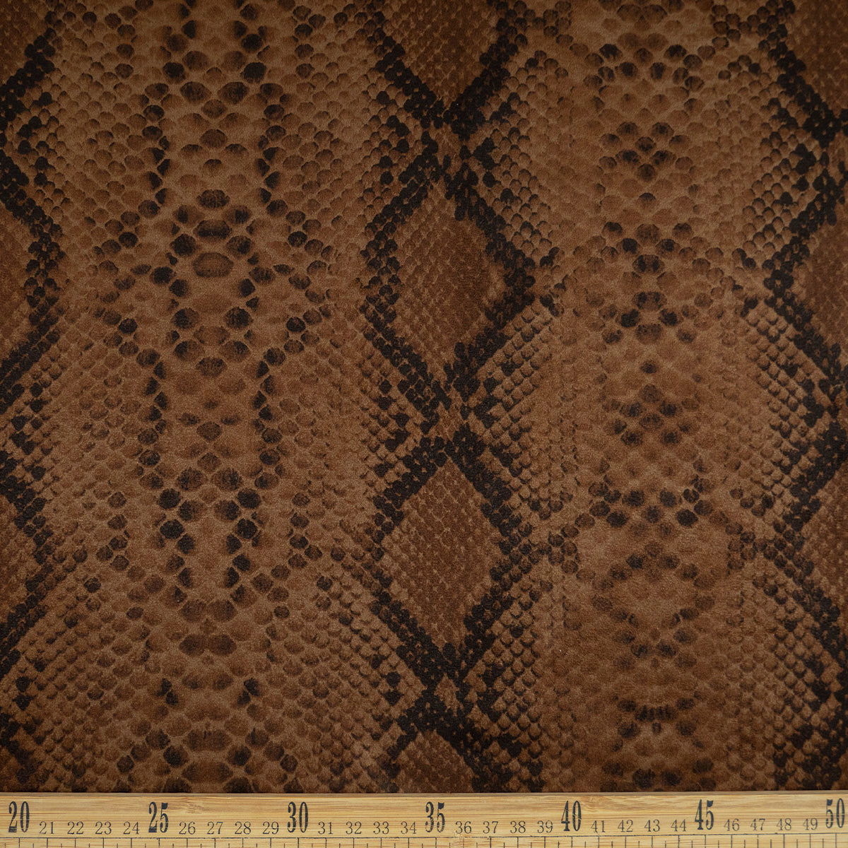 SUEDE ESTAMPADO MARRON BISTRE