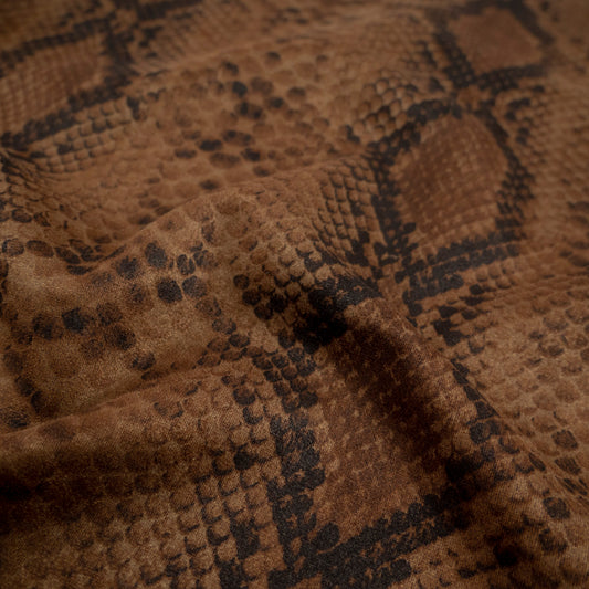 SUEDE ESTAMPADO MARRON BISTRE