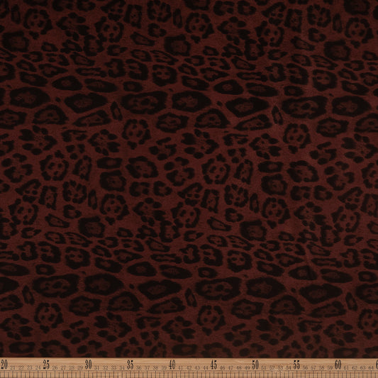 SUEDE ESTAMPADO BORDÓ GRANATE