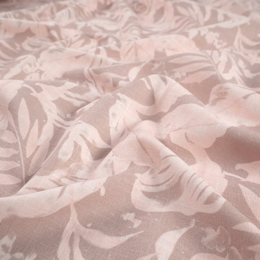 LINO CAIRO ESTAMPADO ROSA MISTY HOJAS