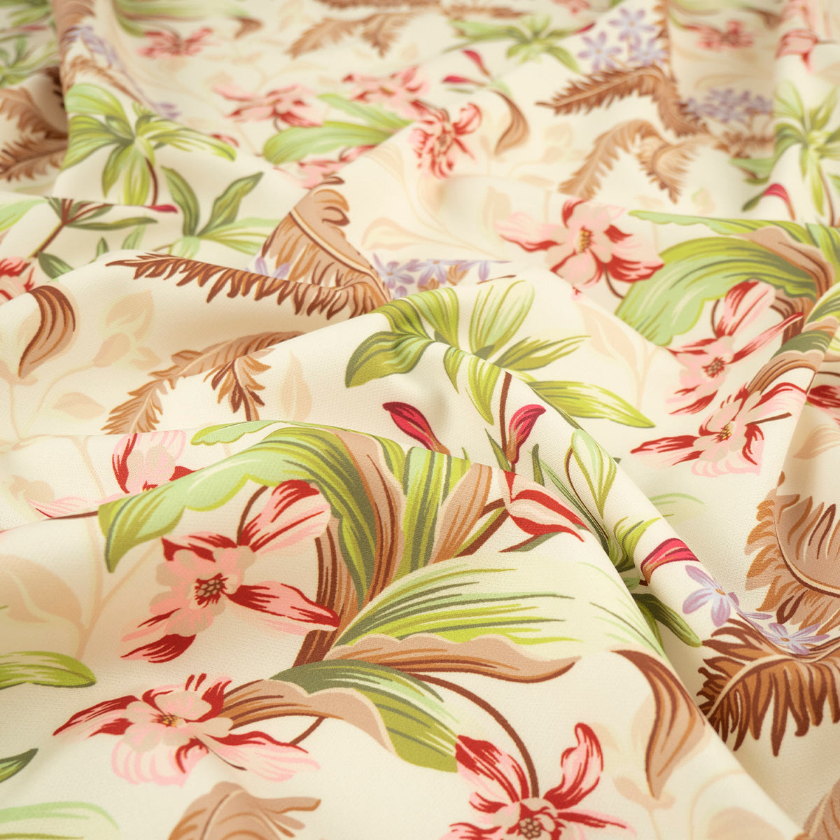 TWILL STRETCH LIGHT ESTAMPADO AMARILLO CERA