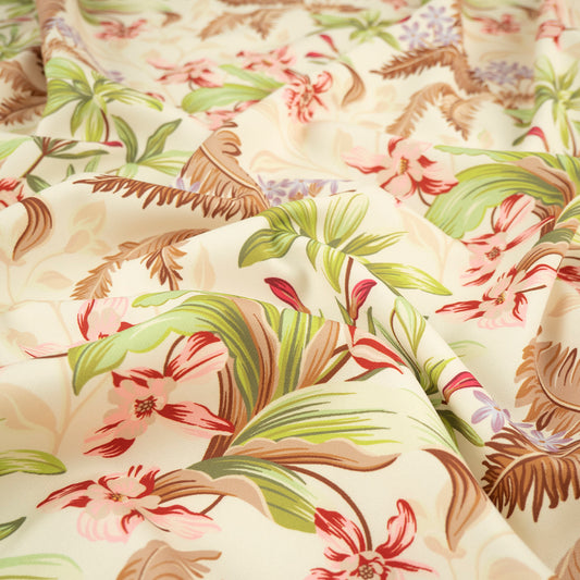 TWILL STRETCH LIGHT ESTAMPADO AMARILLO CERA