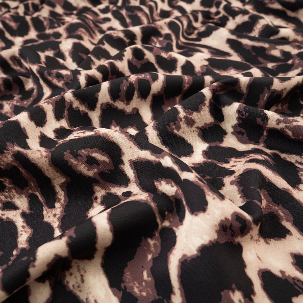 TWILL STRETCH LIGHT ESTAMPADO BEIGE LANA ANIMAL PRINT