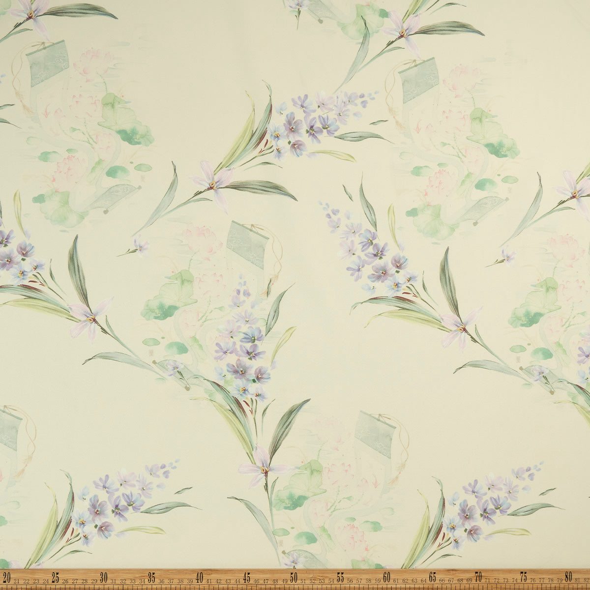 TWILL STRETCH LIGHT ESTAMPADO AMARILLO TIERNO FLORAL